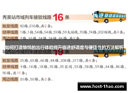 如何打造愉悦的出行体验提升旅途舒适度与便捷性的方法解析